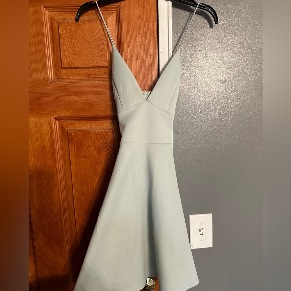 Teal dress